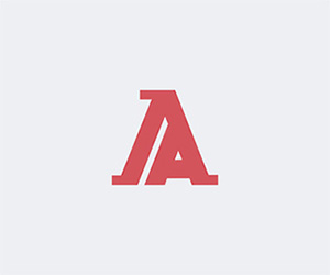 the letter a logo