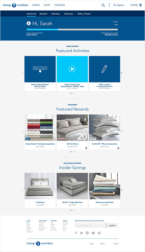 Web page design
