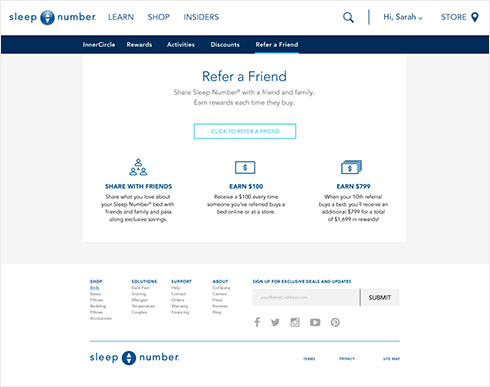Web page design